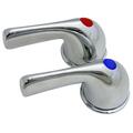Larsen Supply Co 01-7081 Pair Fit All Lever Handles- Chrome 134373